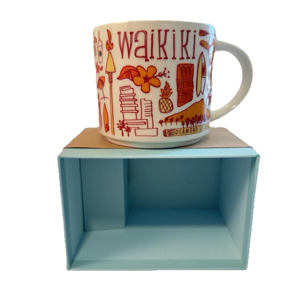 Starbucks Waikiki Been There Series 14oz Collectable Brand New In Box